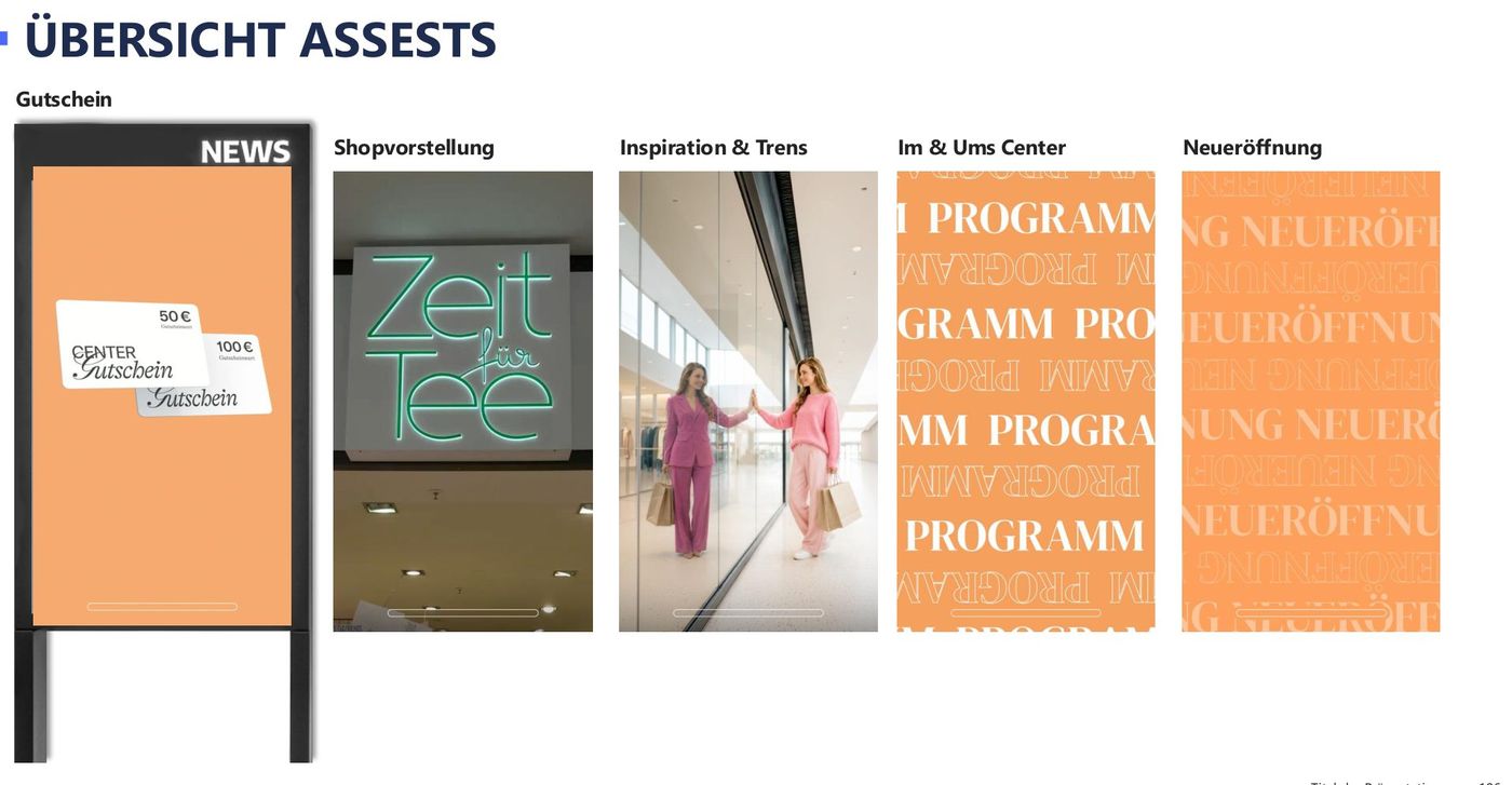 Übersicht Assets